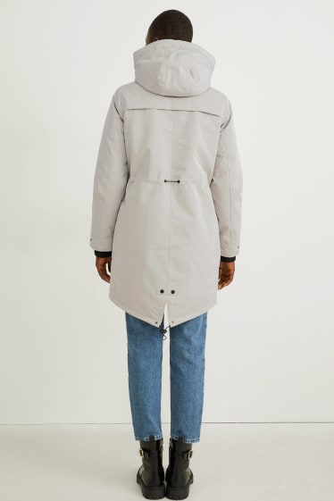 Donna - Parka con cappuccio - crema