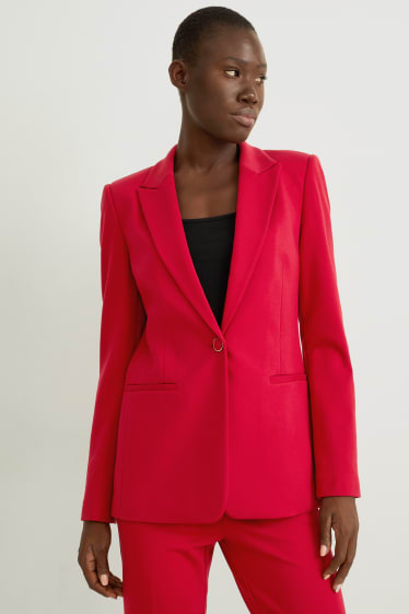 Donna - Blazer - sciancrata - rosso