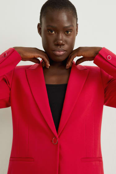 Dona - Blazer - entallada - vermell