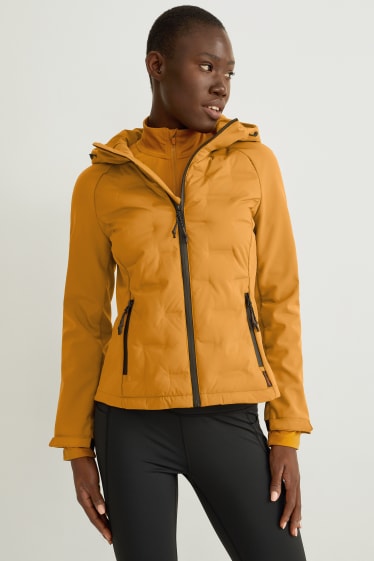 Damen - Softshelljacke mit Kapuze - BIONIC-FINISH®ECO - THERMOLITE® - orange