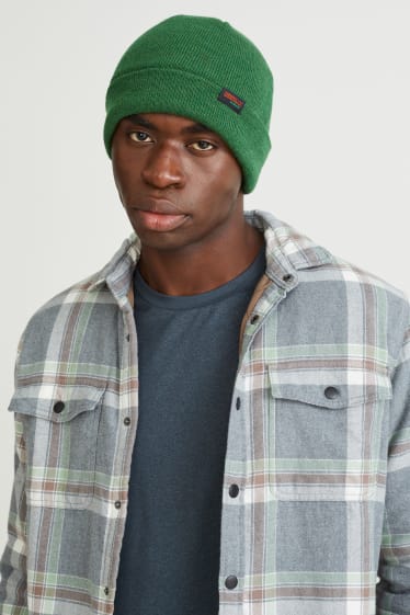 Men - Knitted hat - THERMOLITE® - green
