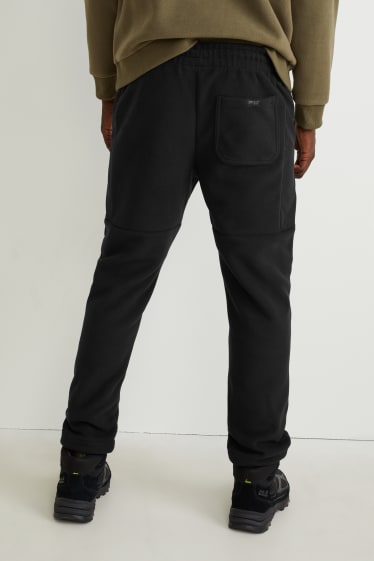 Men - Fleece joggers - THERMOLITE®  - recycled - black