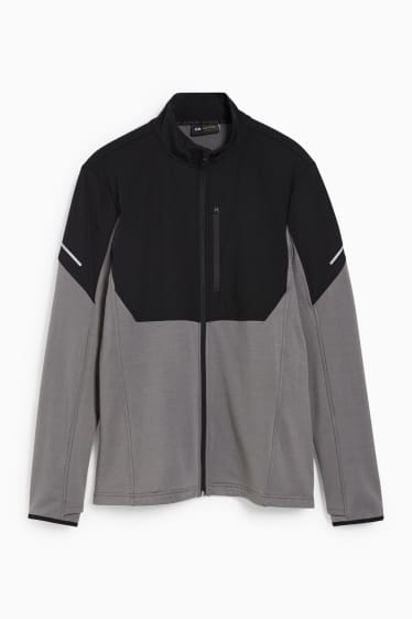 Men - Track jacket - dark gray