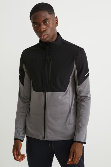 Men - Track jacket - dark gray