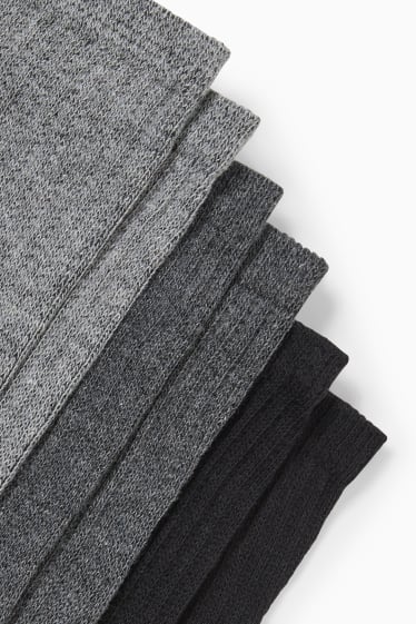 Men - Multipack of 7 - socks - dark gray / light gray