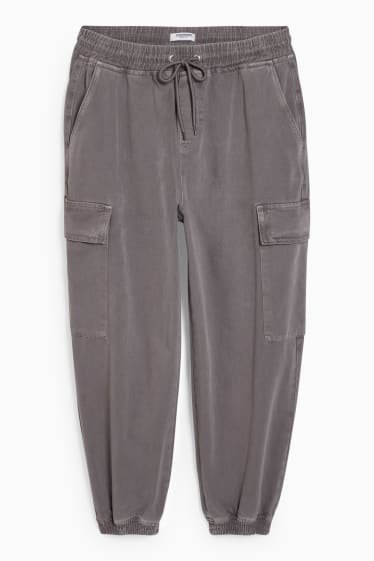 Bărbați - CLOCKHOUSE - pantaloni cargo - loose fit - gri