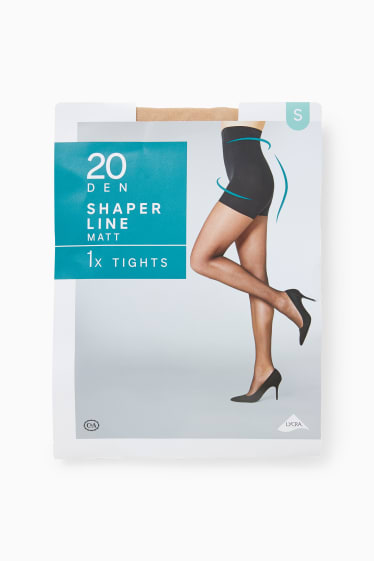 Women - Tights - 20 denier - light beige