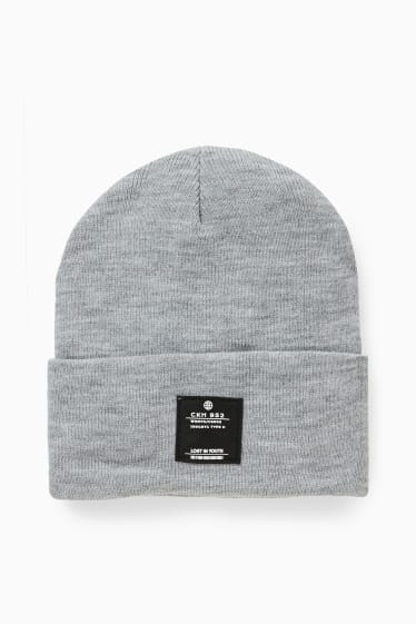 Men - CLOCKHOUSE - hat - light gray-melange