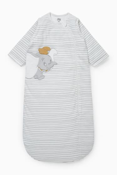 Neonati - Dumbo - sacco nanna per neonati - 18-36 mesi - a righe - bianco