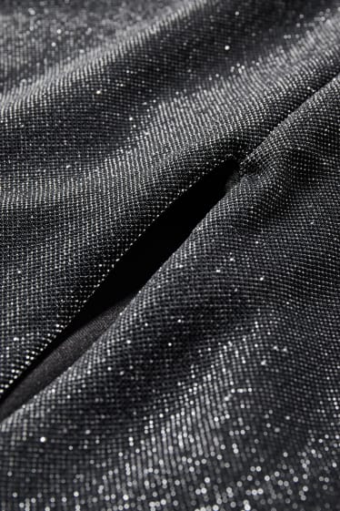 Donna - Minigonna - brillante - nero