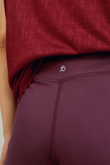 Dona - Pantalons tècnics - fitnes - 4 Way Stretch - bordeus