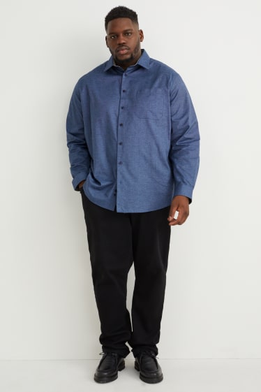 Men - Shirt - regular fit - Kent collar - easy-iron - blue