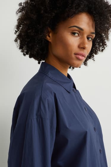 Women - Blouse - dark blue