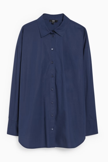 Women - Blouse - dark blue