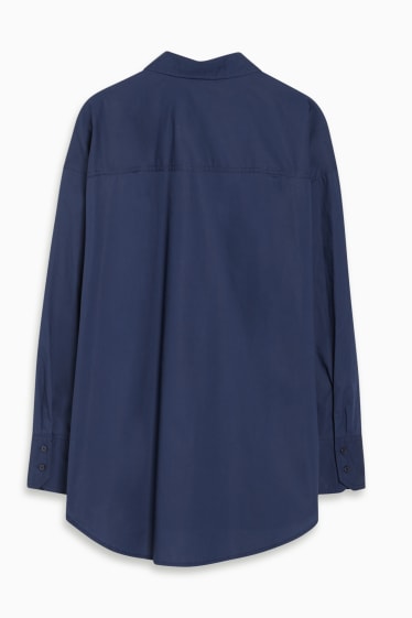 Women - Blouse - dark blue