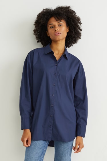 Damen - Bluse - dunkelblau