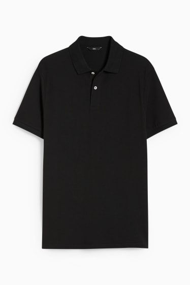 Herren - Poloshirt - schwarz