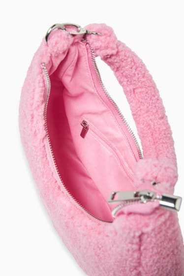Femmes - CLOCKHOUSE - sac en peluche - rose