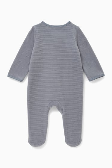 Babys - Bambi - Baby-Schlafanzug - grau
