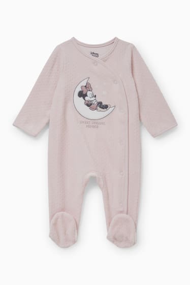 Niemowlęta - Myszka Minnie - piżamka niemowlęca - jasnoróżowy