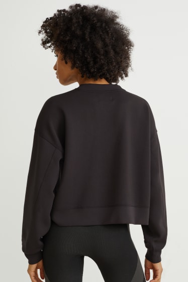 Damen - Sweatshirt - Yoga - recycelt - schwarz