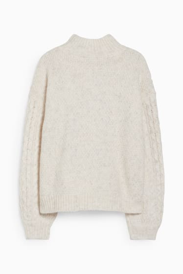 Women - Jumper - white-melange