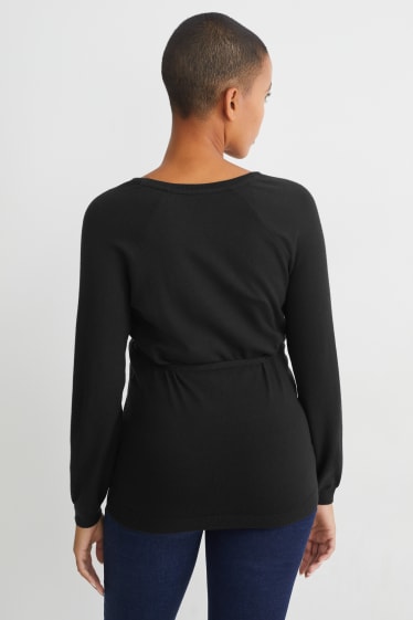 Women - Maternity jumper - black