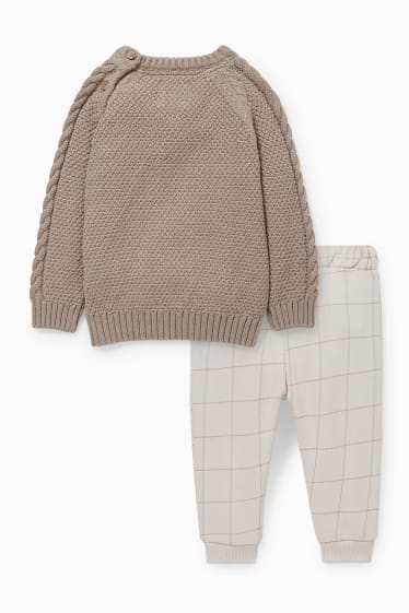 Bébés garçons - Ensemble bébé - 2 pièces - beige
