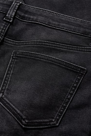 Niños - Talla grande - skinny jeans - vaqueros - gris oscuro