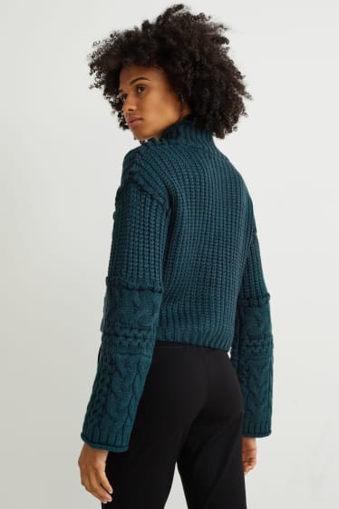 Women - Jumper - dark turquoise