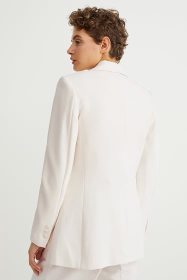 Donna - Blazer - regular fit - bianco crema