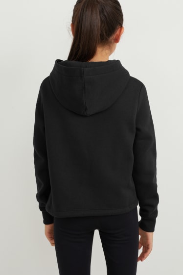 Enfants filles - Stranger Things - sweat à capuche - noir
