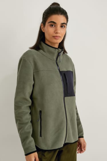 Femei - Jachetă de fleece - hiking - THERMOLITE® - verde