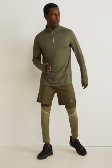 Men - Active leggings  - green