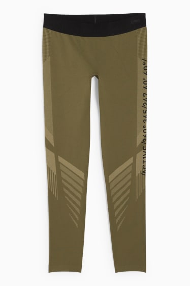 Uomo - Leggings tecnici - verde