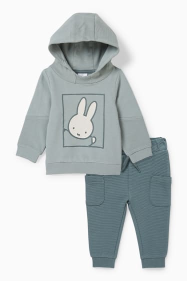 Neonati - Miffy - completo per neonati - 2 pezzi - verde