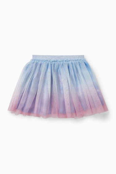 Niños - Frozen - falda - azul claro