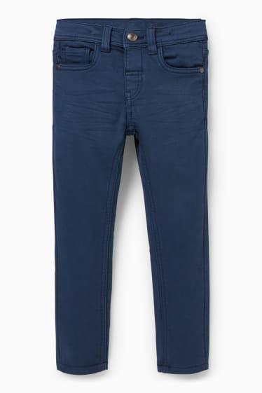 Niños - Pantalón térmico - slim fit - azul oscuro