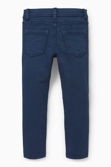 Niños - Pantalón térmico - slim fit - azul oscuro