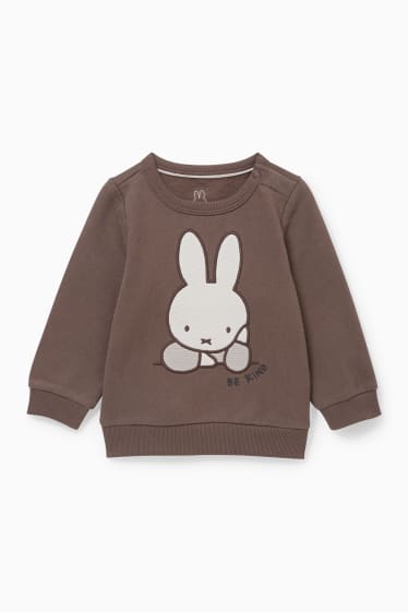 Bebeluși - băieți - Miffy - compleu bebeluși - 3 piese - maro