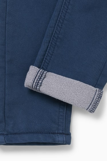 Kinderen - Thermobroek - slim fit - donkerblauw