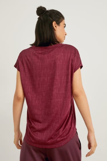 Damen - Funktions-Shirt - Running - bordeaux