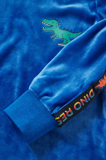 Dětské - Motiv dinosaura - pyžamo - 2dílné - modrá