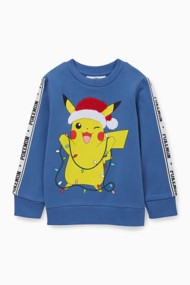 Kinder - Pokémon - Weihnachts-Sweatshirt - blau