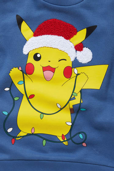 Children - Pokémon - Christmas sweatshirt - blue