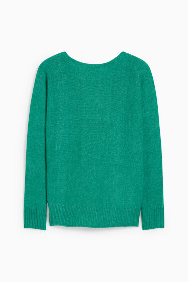 Damen - Pullover - grün