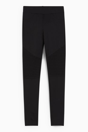 Children Girls - Leggings - black