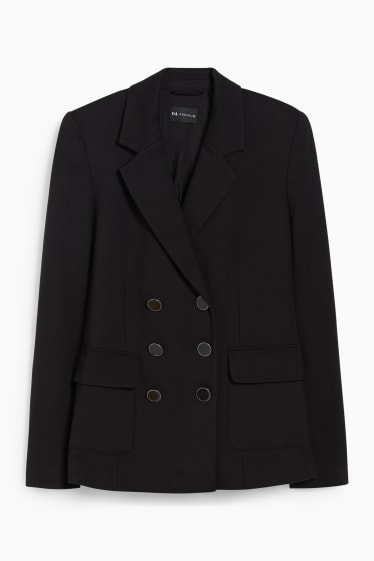 Women - Blazer - regular fit - LENZING™ ECOVERO™ - black