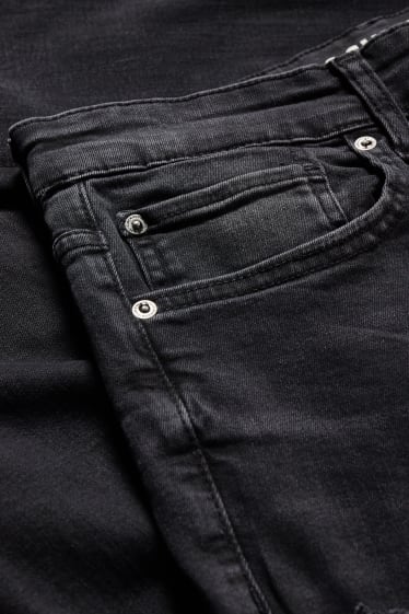 Pánské - CLOCKHOUSE - skinny jeans - LYCRA® - džíny - tmavošedé