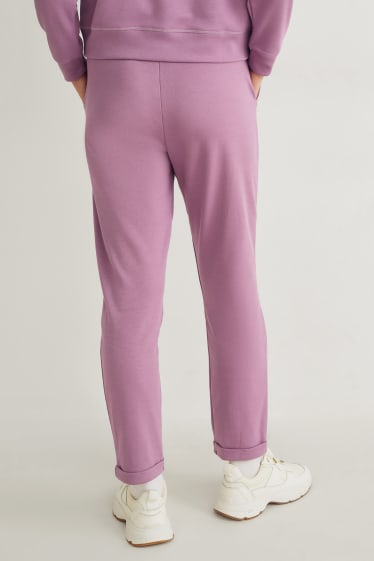 Women - Jersey trousers - skinny fit - violet